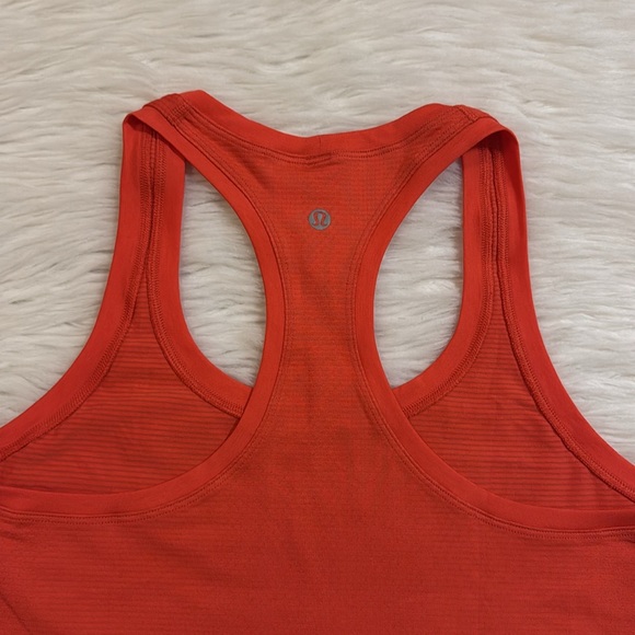 NWT lululemon athletica red orange Women's Tank Top size 8 - Picture 4 of 8